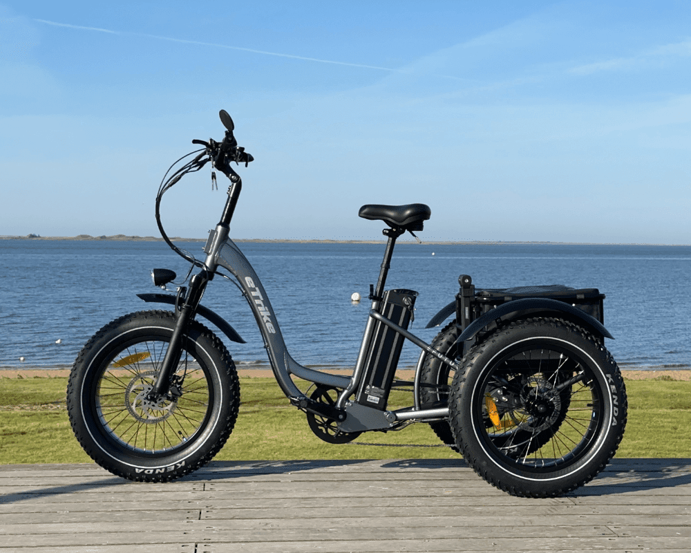 eTrike Grå – Trehjulet Elcykel 1 eTrike Grå – Trehjulet Elcykel