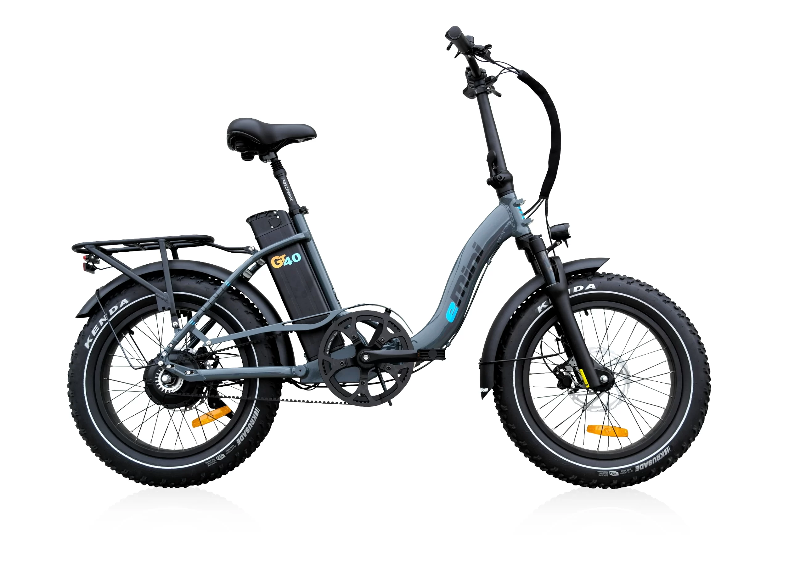 eMini Low GT40 Automatic - Antracit 2 Efuture Elcykel eMini Low GT40 Automatic Antracit Fatbike