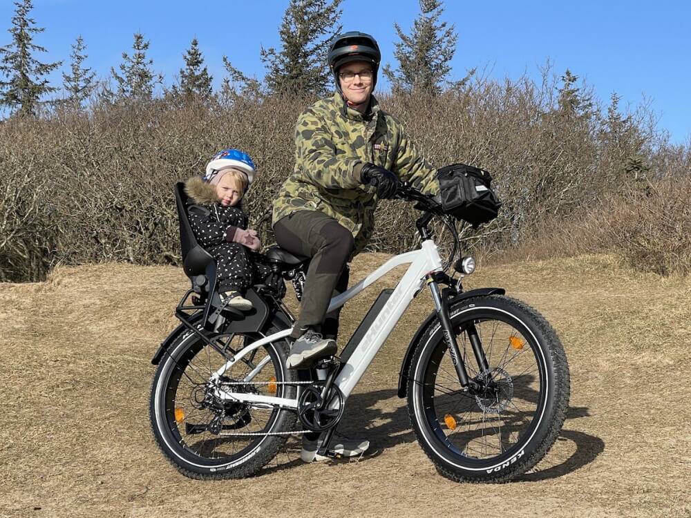 Cykel Barnestol fra Qibbel - Denim 2 Barnestol på eHunter