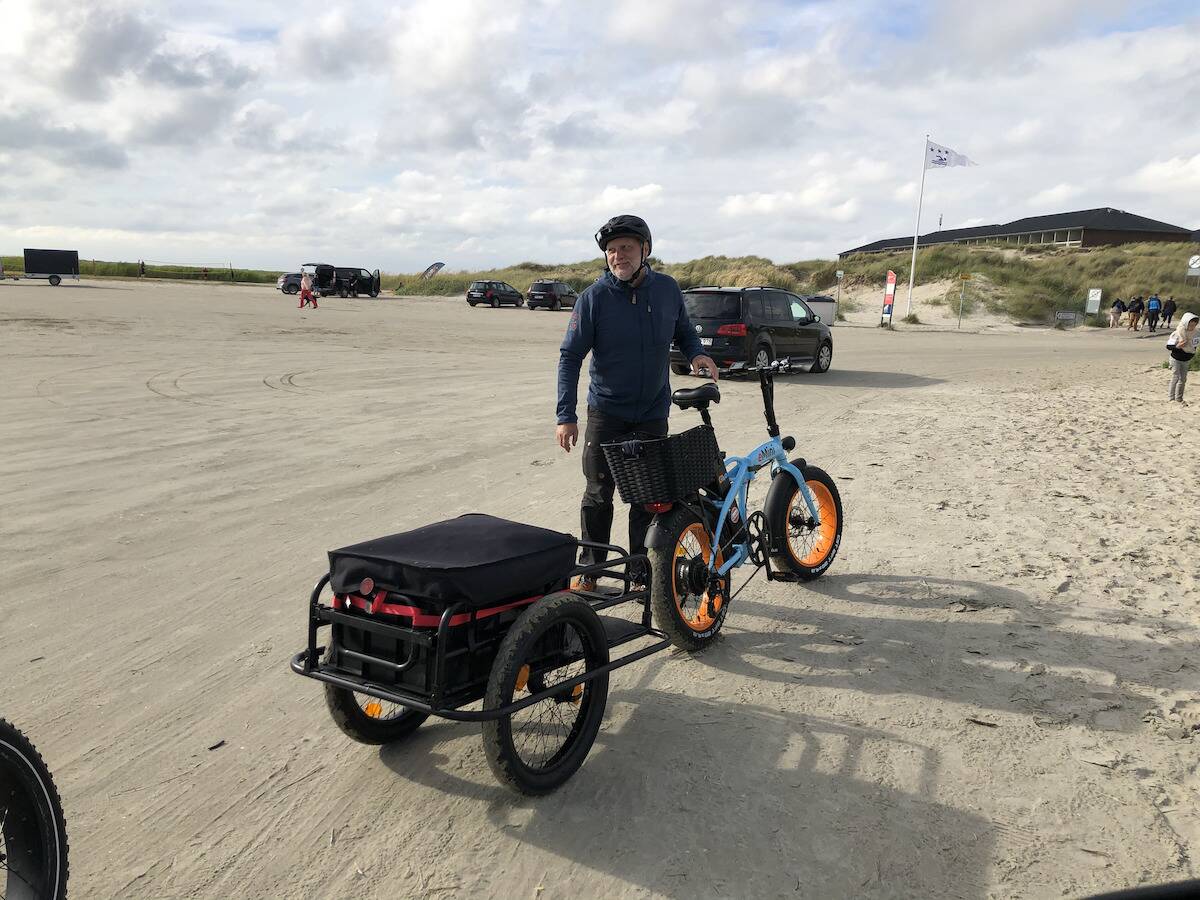 Semi Fatbike Cykeltrailer 20×3 2 20x3 trailer