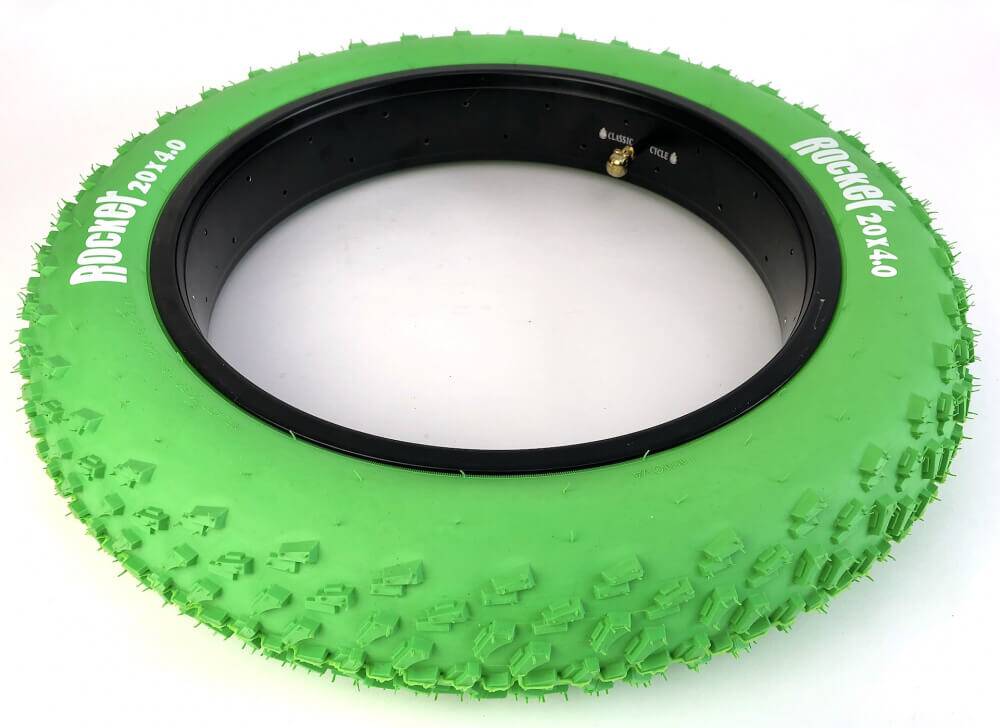 Grøn Fatbike dæk - 20x4 3 Grønt Fatbike dæk