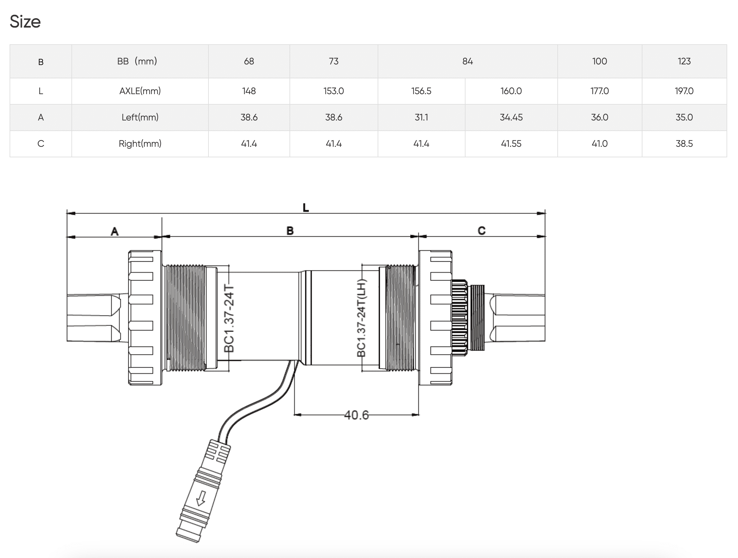 Moment/Torque Sensor BB (EFUTURE) 2 Moment/Torque Sensor BB (EFUTURE) - Billede 2