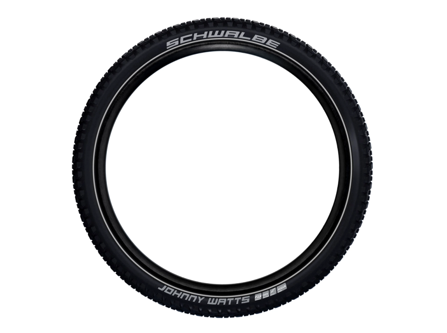 Schwalbe Johnny Watts SUV Cross Country dæk - Green Guard - 27.5x2.80" | Med Reflex 2 Schwalbe Johnny Watts SUV Cross Country dæk - Green Guard - 27.5x2.80" | Med Reflex - Billede 2