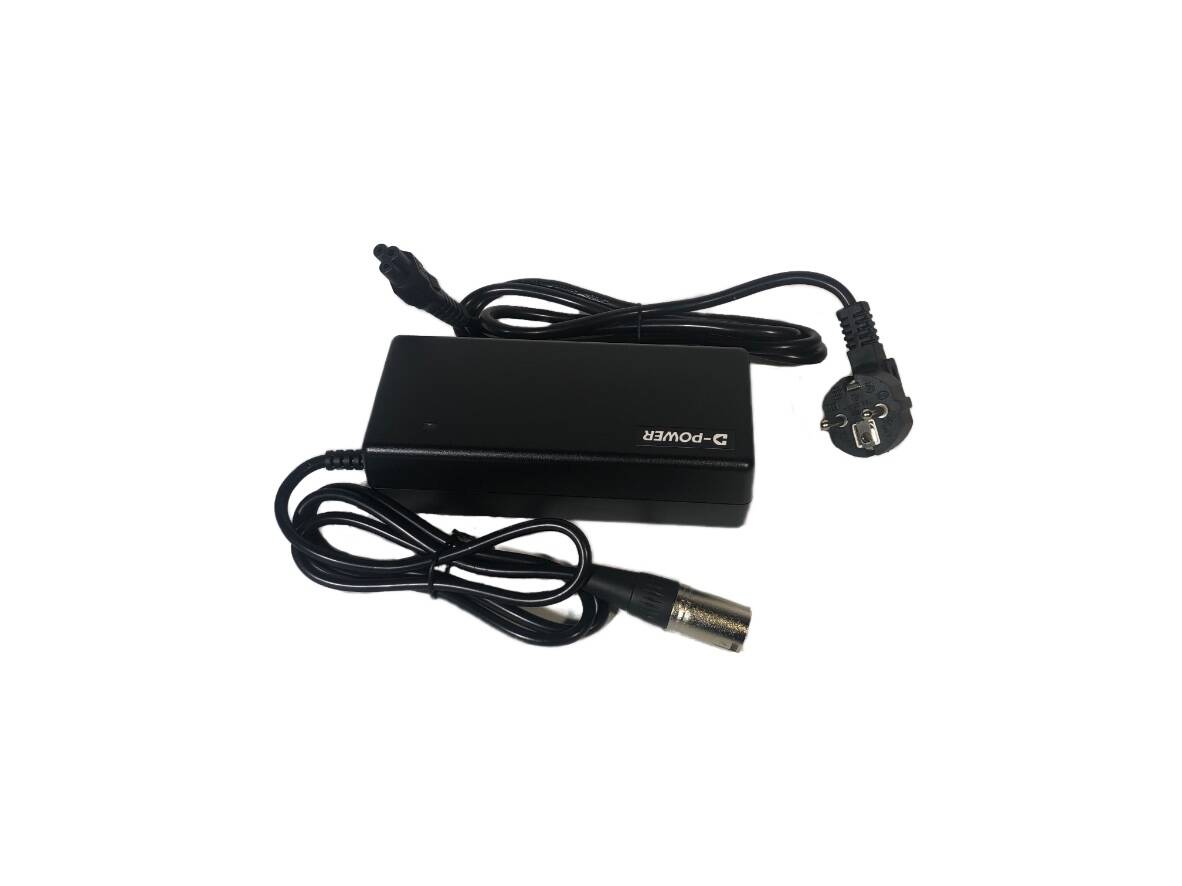 Oplader til elcykel - 48V, 3A (XLR stik) 2 Lader til eMini