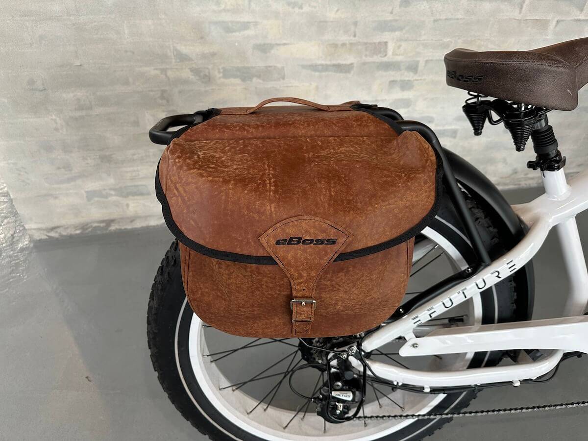 eBoss Sadeltaske - Cognac læder 3 sadeltaske Cognac