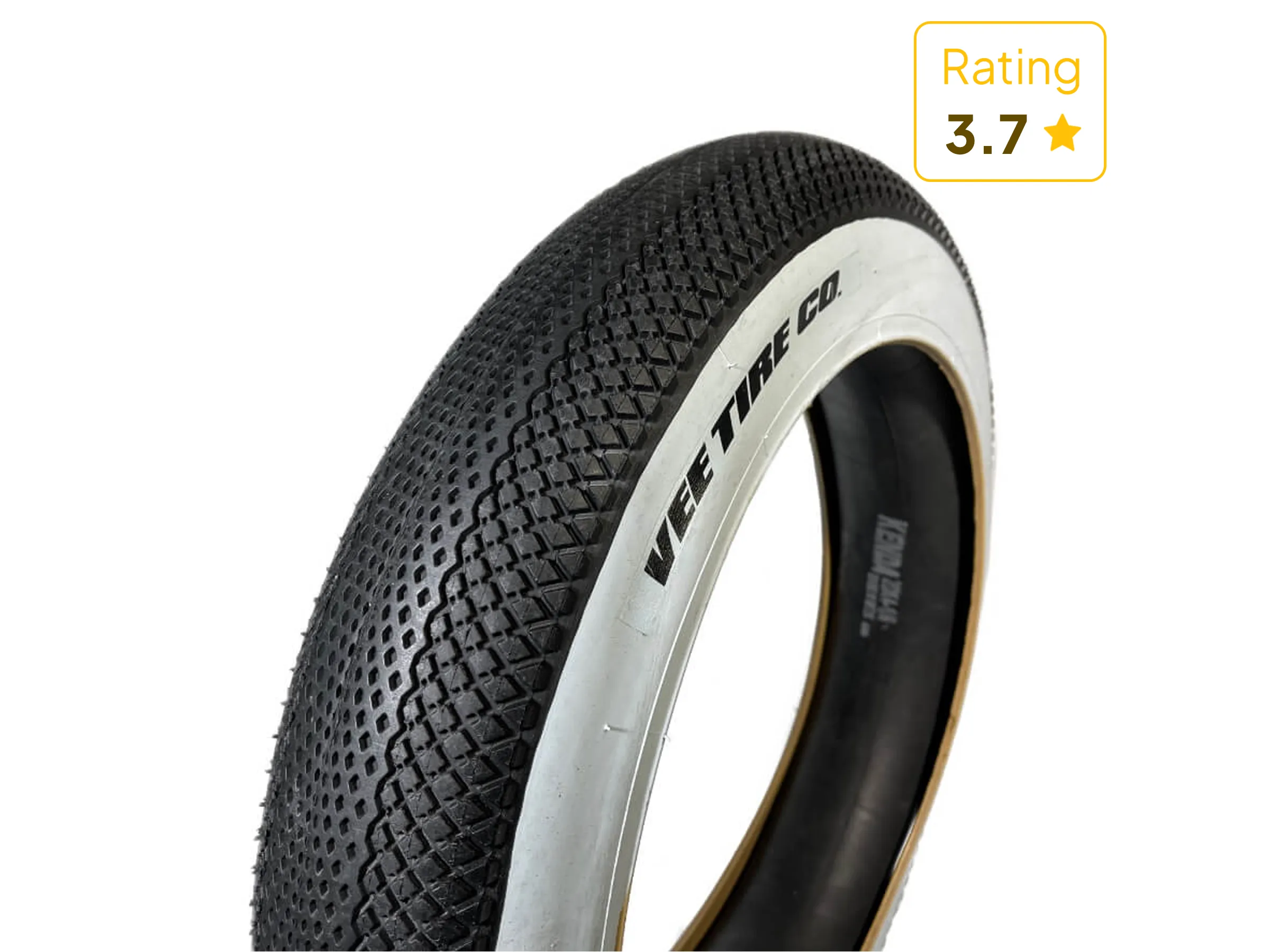 VeeTire Speedster 20x4 - White Wall Fatbike Dæk 1 veetire speedster white wall 20x4