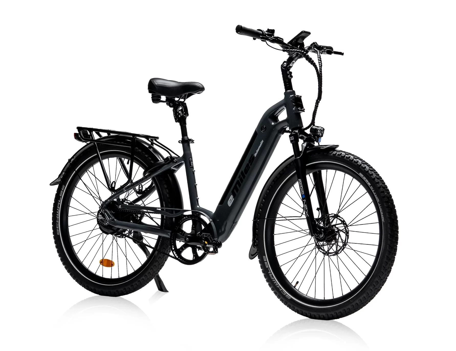 eMiles Automatic - Antracit 4 Efuture Elcykel Emiles Automatic Antracit Grå Cross Country Dæk