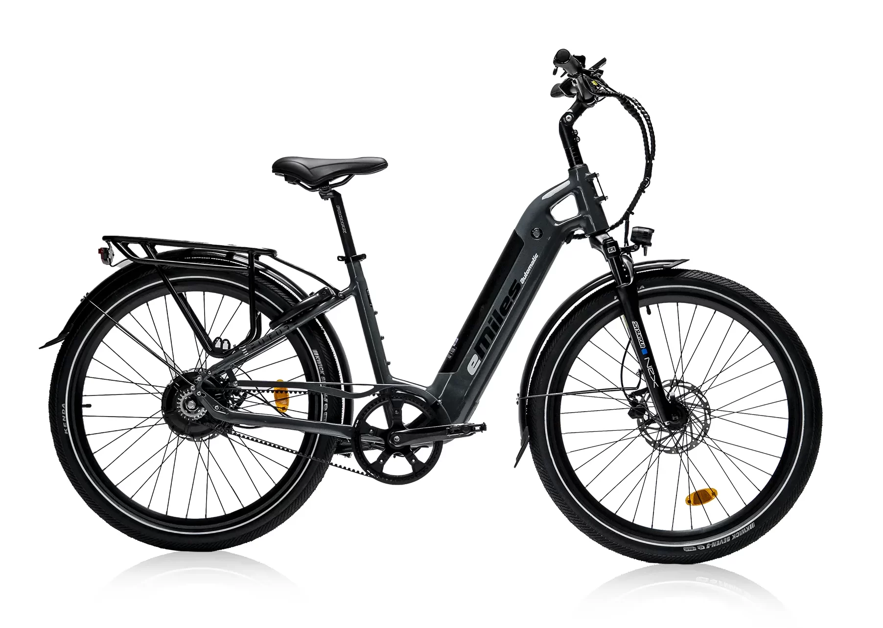 eMiles Automatic - Antracit 1 Efuture Elcykel Automatic Antracit Grå