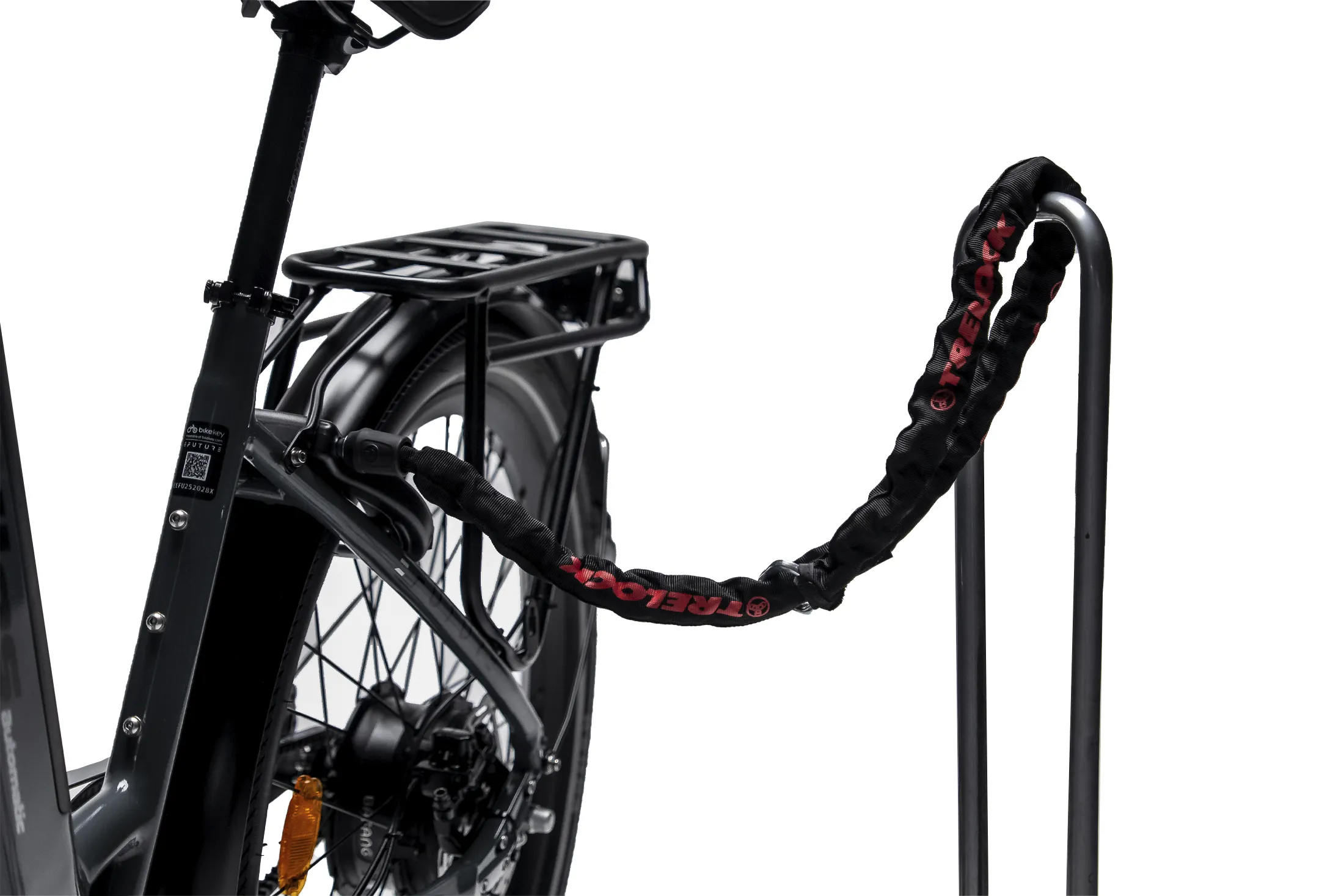 eMiles Automatic - Antracit 7 Efuture Elcykel eMiles Automatic Trrelock kæde til Ringlås